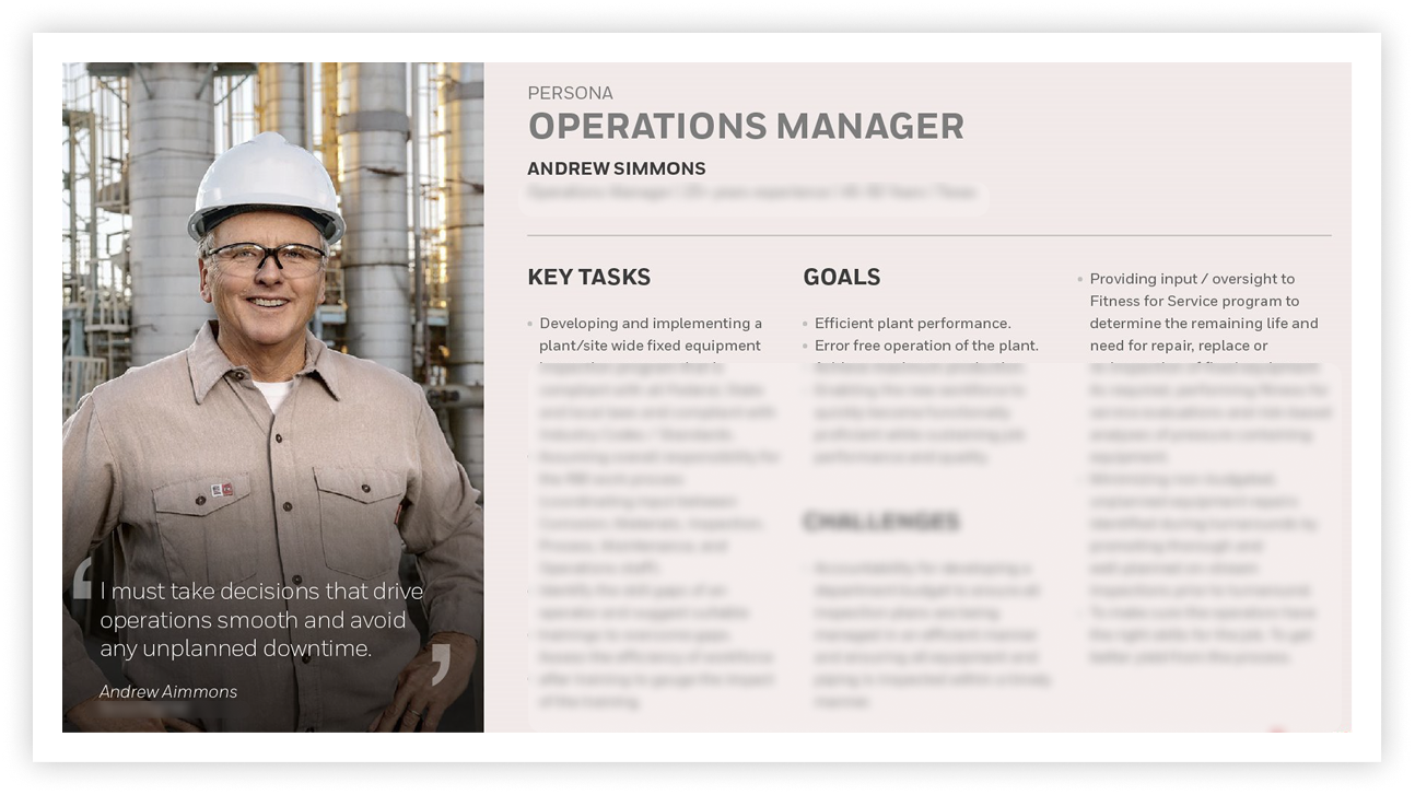 Operations Manager persona