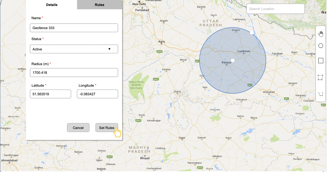 Geofence precision layer